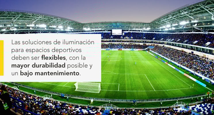 Iluminación deportiva