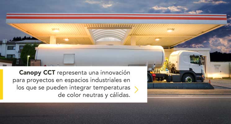 Iluminación en espacios semiabiertos industriales