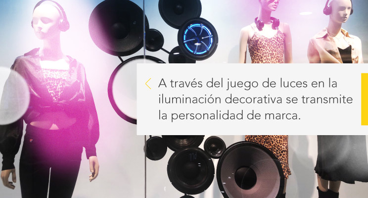 Espacios comerciales - Iluminación decorativa