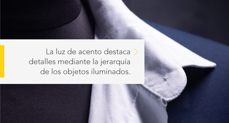 Espacios comerciales - Luz de acento