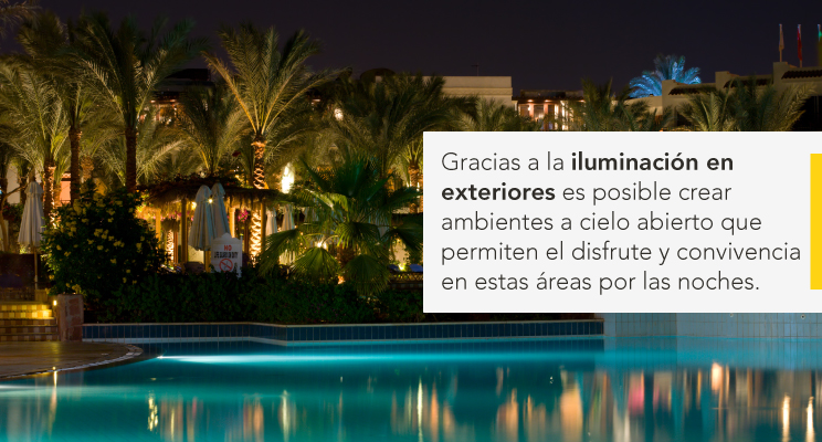 Iluminación en paisajismo