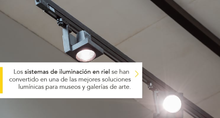 Iluminación en rieles