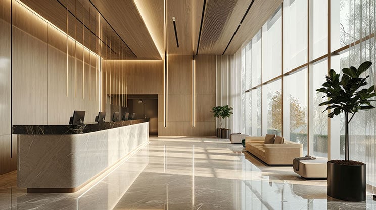 Construlita - Vestíbulo como experiencia y prestigio