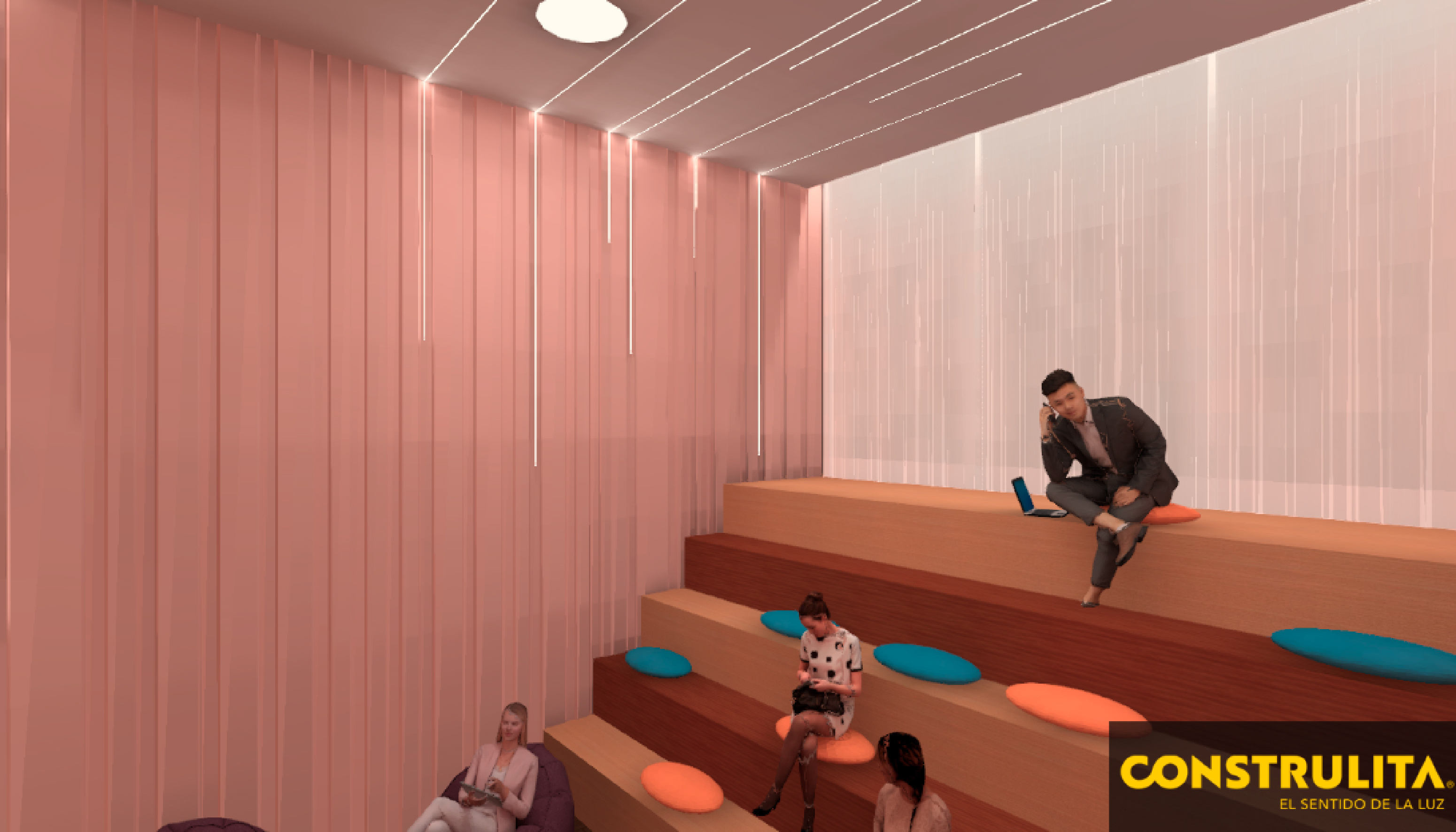 Construlita - Diseño de iluminación en oficinas